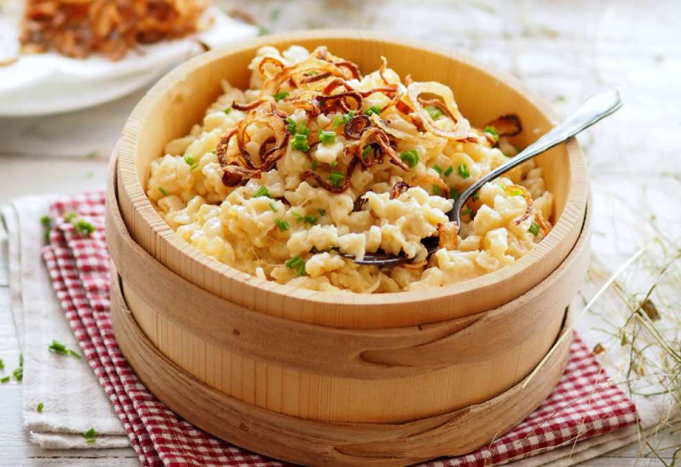 Käsespätzle » herzhafte Gerichte &amp; Speisen
