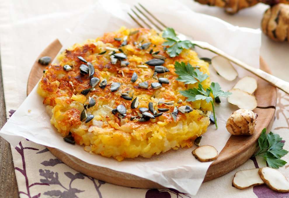 Topinambur-Rösti » herzhafte Gerichte &amp; Speisen