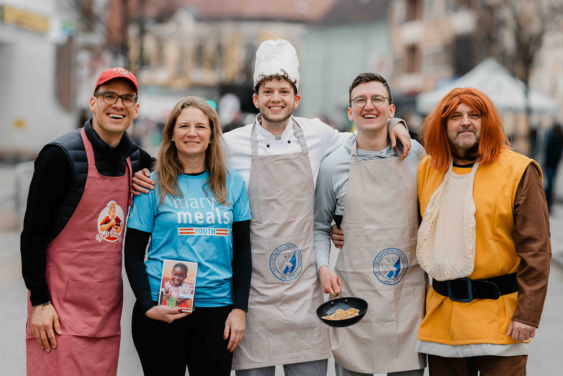 Die Initiatoren des ersten österreichischen Palatschinken-Schupf-Laufs