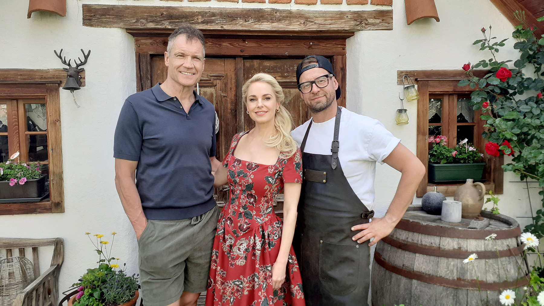 Silvia Schneider, Armin Assinger und Robert Buchberger