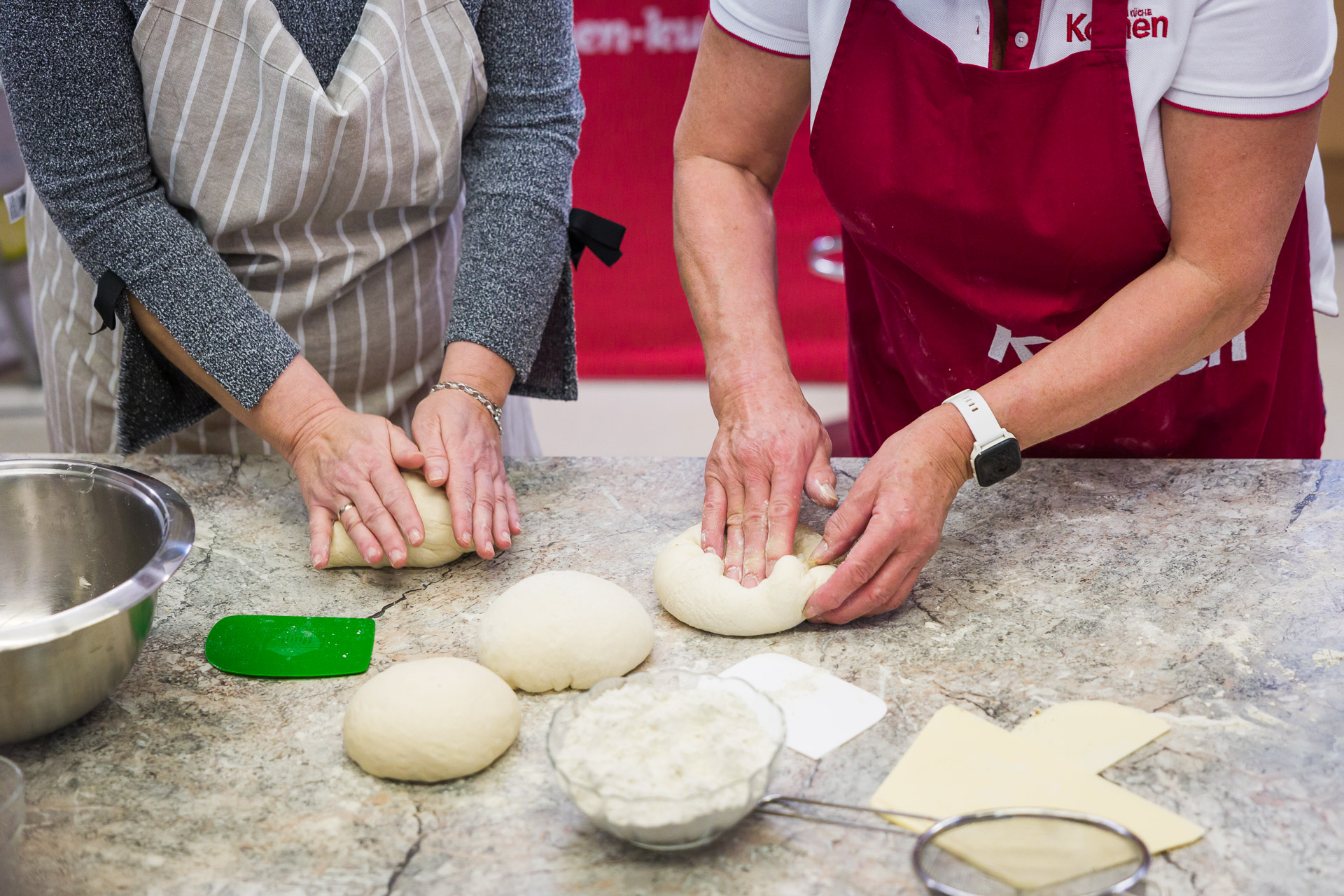 Weizenbrote backen