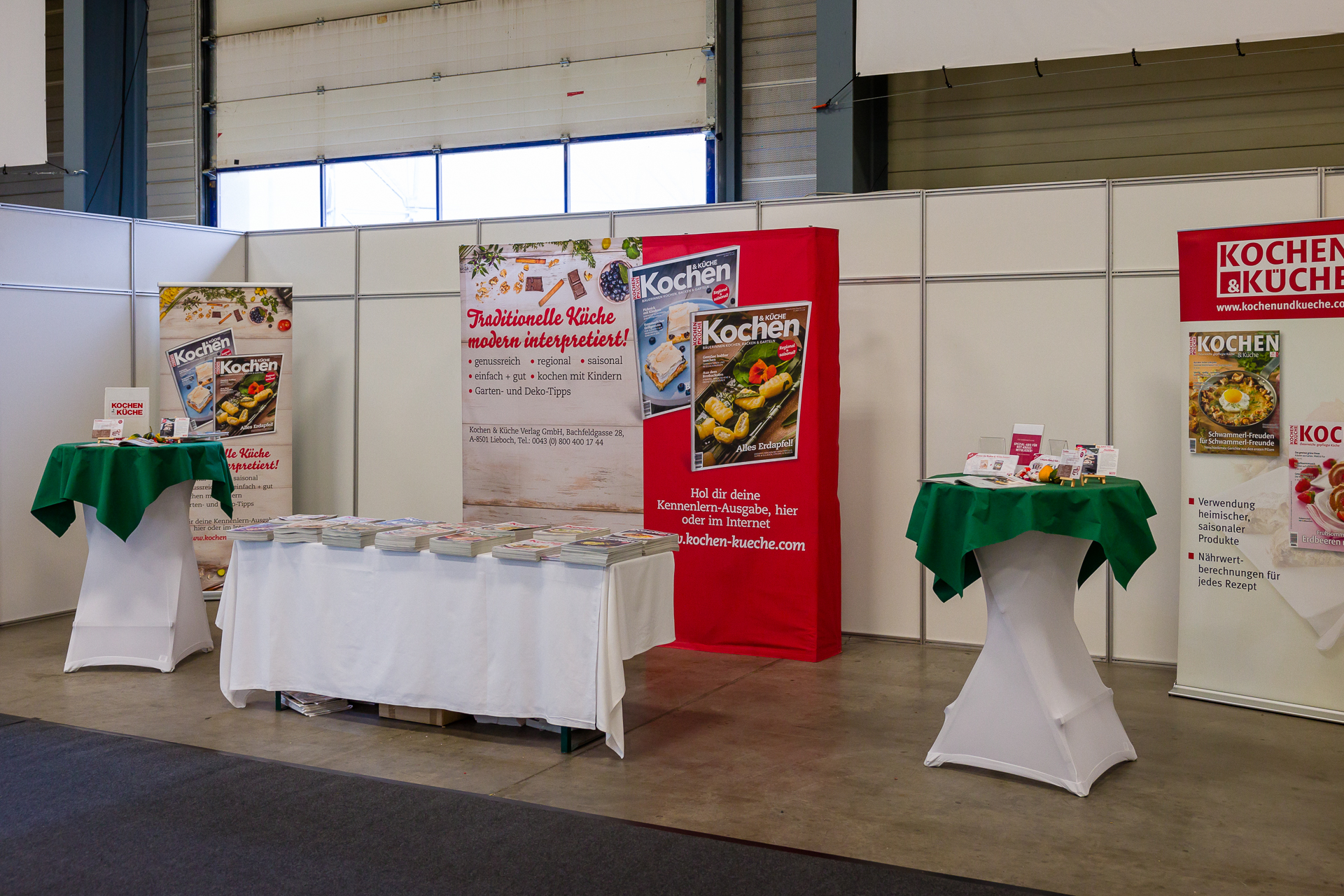 Messestand von Kochen & Küche auf der Genuss Burgenland 2023