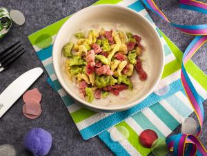 Bunte Spätzle