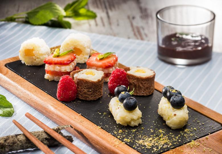 Früchte-Sushi