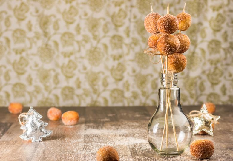 Topfenbällchen mit Zimtzucker