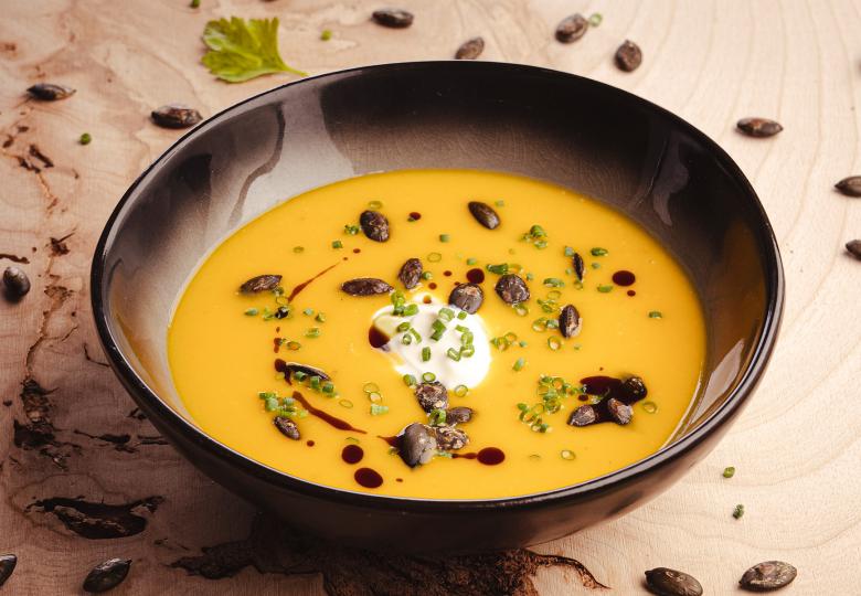 Apfel-Kürbis-Suppe