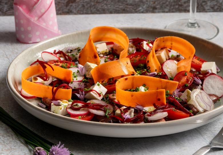 Sommerlicher Bohnensalat