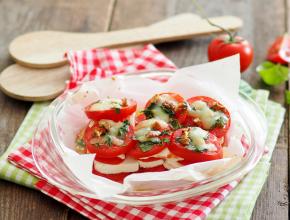 Schafkäse-Tomaten-Auflauf