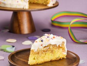 Konfettitorte für die Faschingsparty