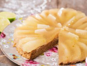 Birnentorte mit Limettengelee