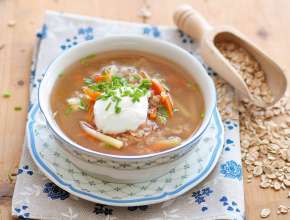 Saure Dinkelsuppe