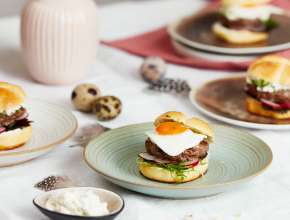 Mini-Osterpinzen-Burger