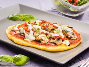 Vegane Polentapizza