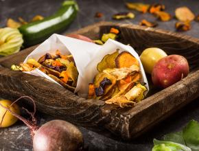 Gemüsechips aus dem Backofen