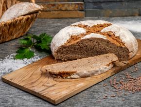 Bauernbrot mit Linsen