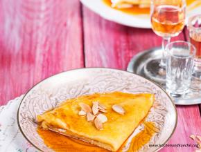 Crêpes Suzette mit Orangensirup