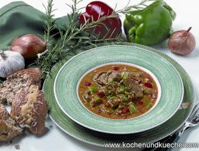 Lammragout mit Paprikaschoten