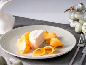 Schinkenmousse mit Melonensalat
