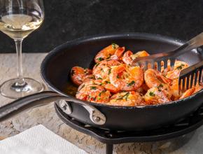 Riesengarnelen mit Knoblauch und Chili
