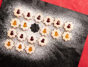 Linzer Bäckerei mit Walnüssen