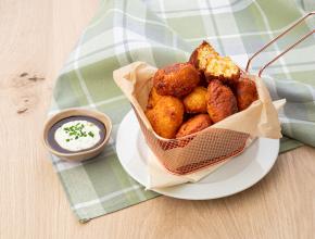 Käse-Erdäpfel-Krapfen