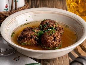 Gebackene Leberknödel