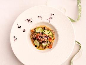 Orecchiette mit Zucchini-Paradeiser-Sauce