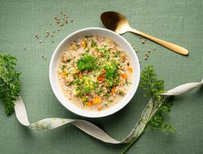 Gemüsesuppe mit Buchweizen