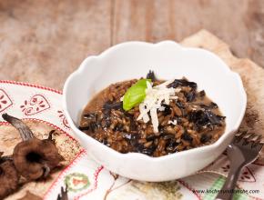 Grünkernrisotto mit Pilzen 