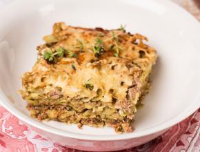Nudelgratin mit Faschiertem