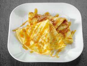 Crêpes mit Butter-Karamell