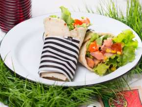 Wraps mit Lachs