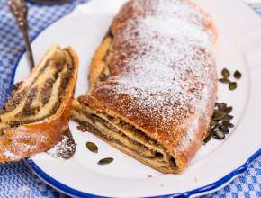 Kürbiskern-Walnuss-Strudel