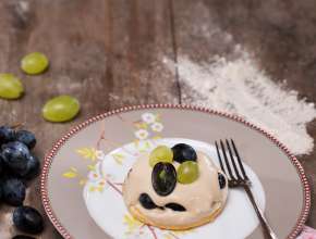 Glutenfreie Weintrauben-Joghurt-Törtchen