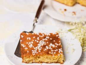 Hollerblüten-Kuchen