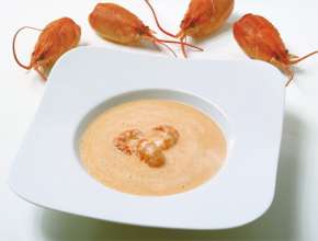 Bild zu: Krebsenschaum-Suppe