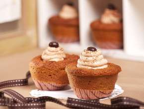 Cupcakes mit Mokkacreme