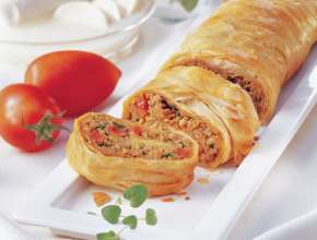 Pikanter Fleischstrudel 