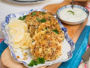 Quinoa-Bulgur-Pastinaken-Laibchen