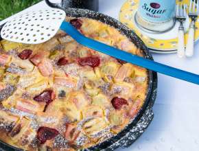 Rhabarber-Clafoutis