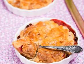Rhabarber-Erdbeer-Pastete
