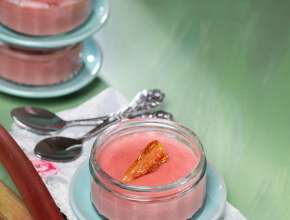 Rhabarbercremepudding