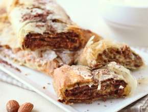 Schoko-Mandel-Strudel