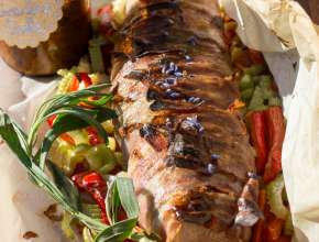Schweinefilet mit Lavendelgewürz