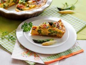 Spargel-Quiche