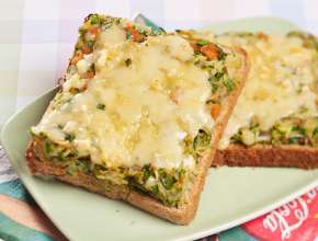 Vegetarischer Toast