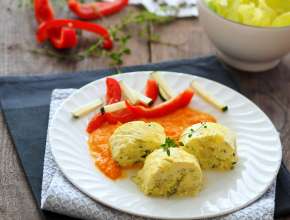 Zucchiniterrine mit Frischkäse
