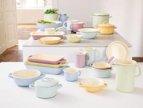 Sortiment Emaillegeschirr von Riess - Classic Pastell