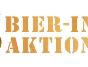 Logo Bier in Aktion