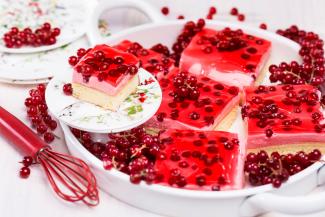 Ribisel-Mus-Blechkuchen